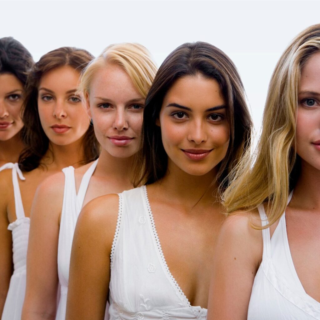 A Group of cute girls in a line | Dermaplaning at Cultivated Beauty Aesthetic in Guntersville, AL